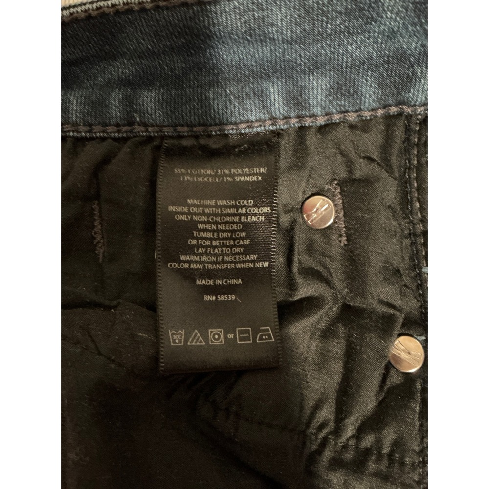 Kut from the Kloth Womens Mia‎ Mid Rise Slim Fit Skinny Jeans Sz 8P Dark Wash - Picture 8 of 8